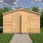 Shire Garden Value Overlap 10 x 10 Apex Shed (With or Without Windows) - Garden Life Stores