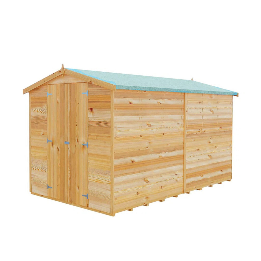 Shire Garden Value Overlap 10x6 Apex Shed (With or Without Windows) – Garden Life Stores