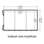 Shire Garden Value Overlap 10x6 Apex Shed (With or Without Windows) – Garden Life Stores