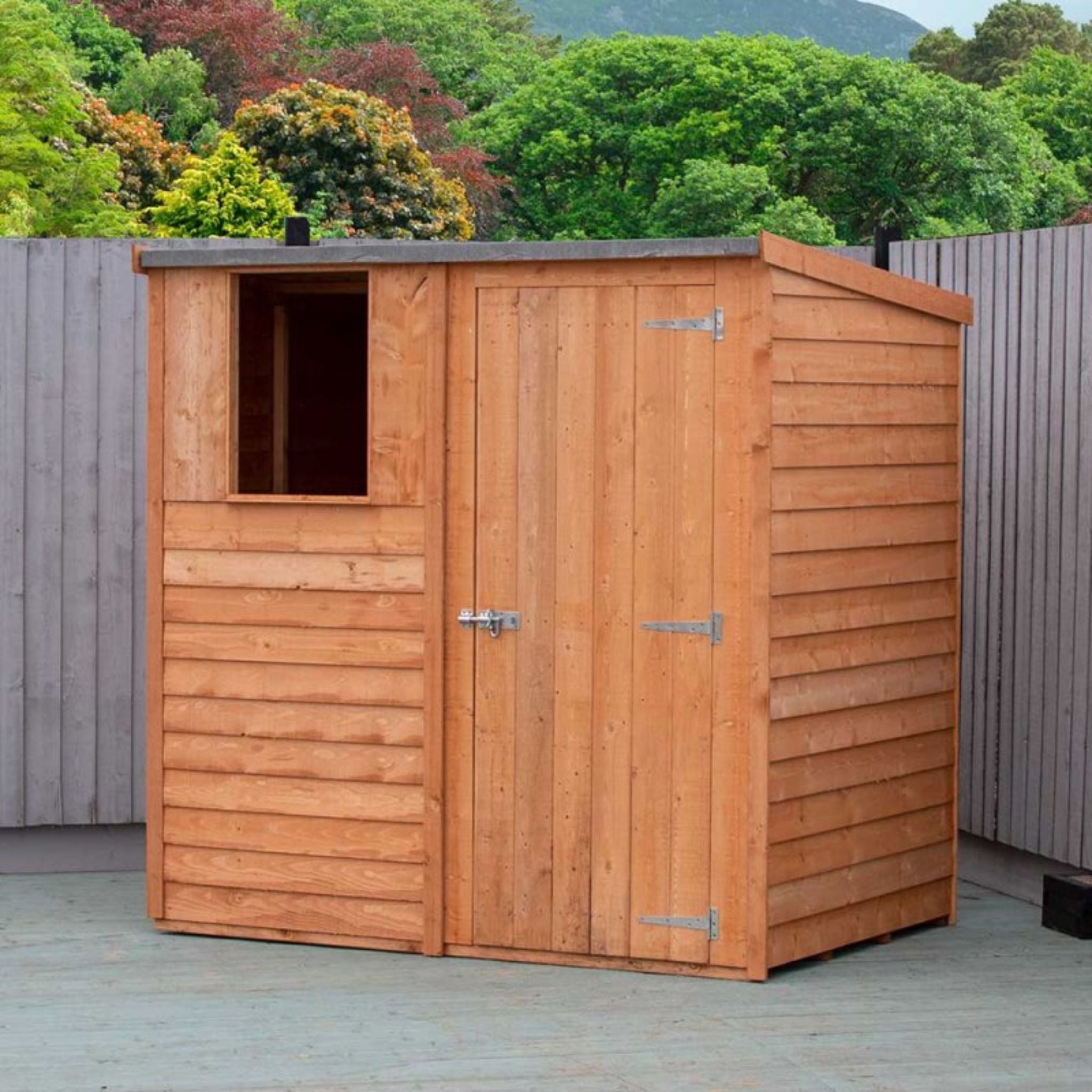 Shire Garden Value Overlap 6 x 4 Pent Shed - Garden Life Stores