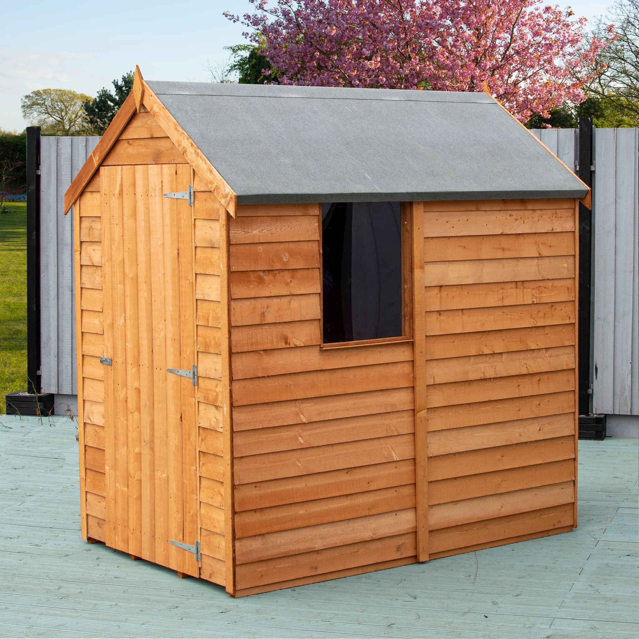 Shire Garden Value Overlap 6 x 4 Shed With or Without Window - Garden Life Stores