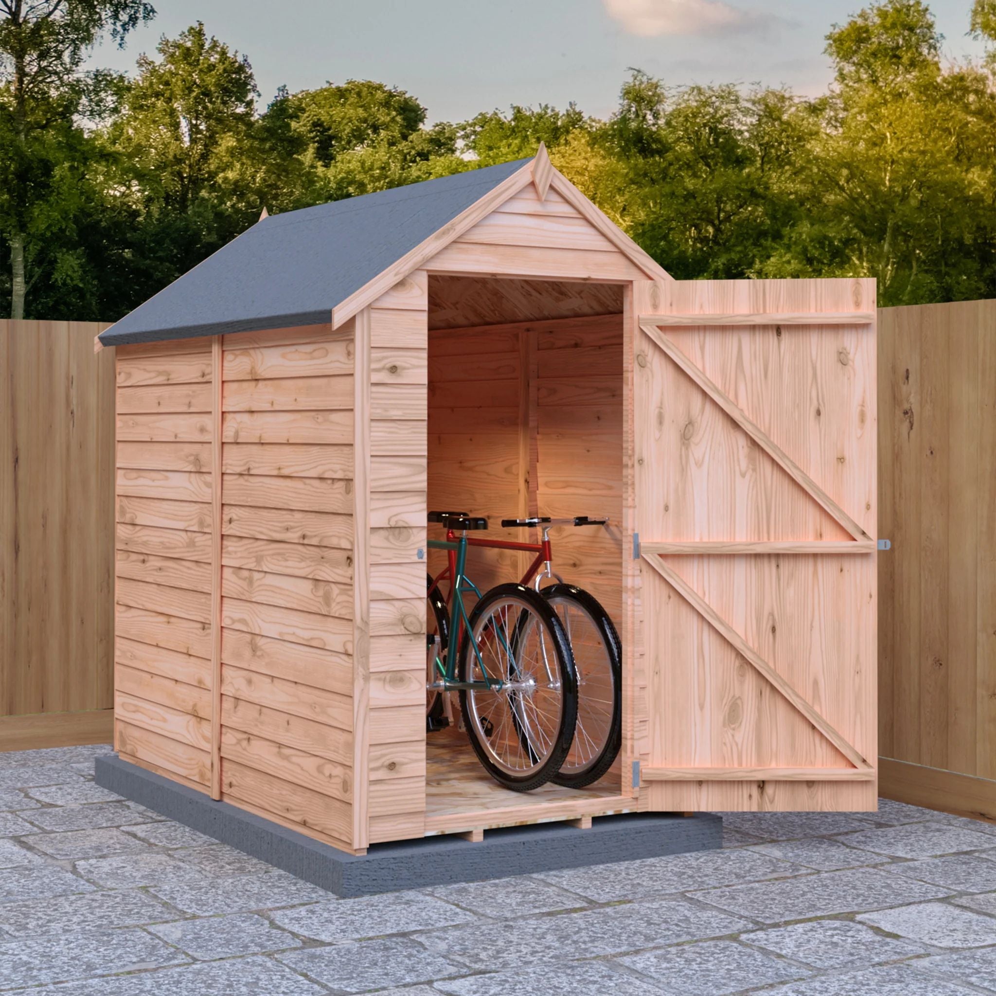 Shire Garden Value Overlap 6 x 4 Shed With or Without Window - Garden Life Stores