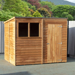 Shire Garden Value Overlap 8 x 6 Pent Shed - Garden Life Stores