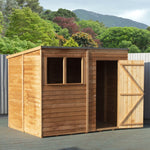 Shire Garden Value Overlap 8 x 6 Pent Shed - Garden Life Stores