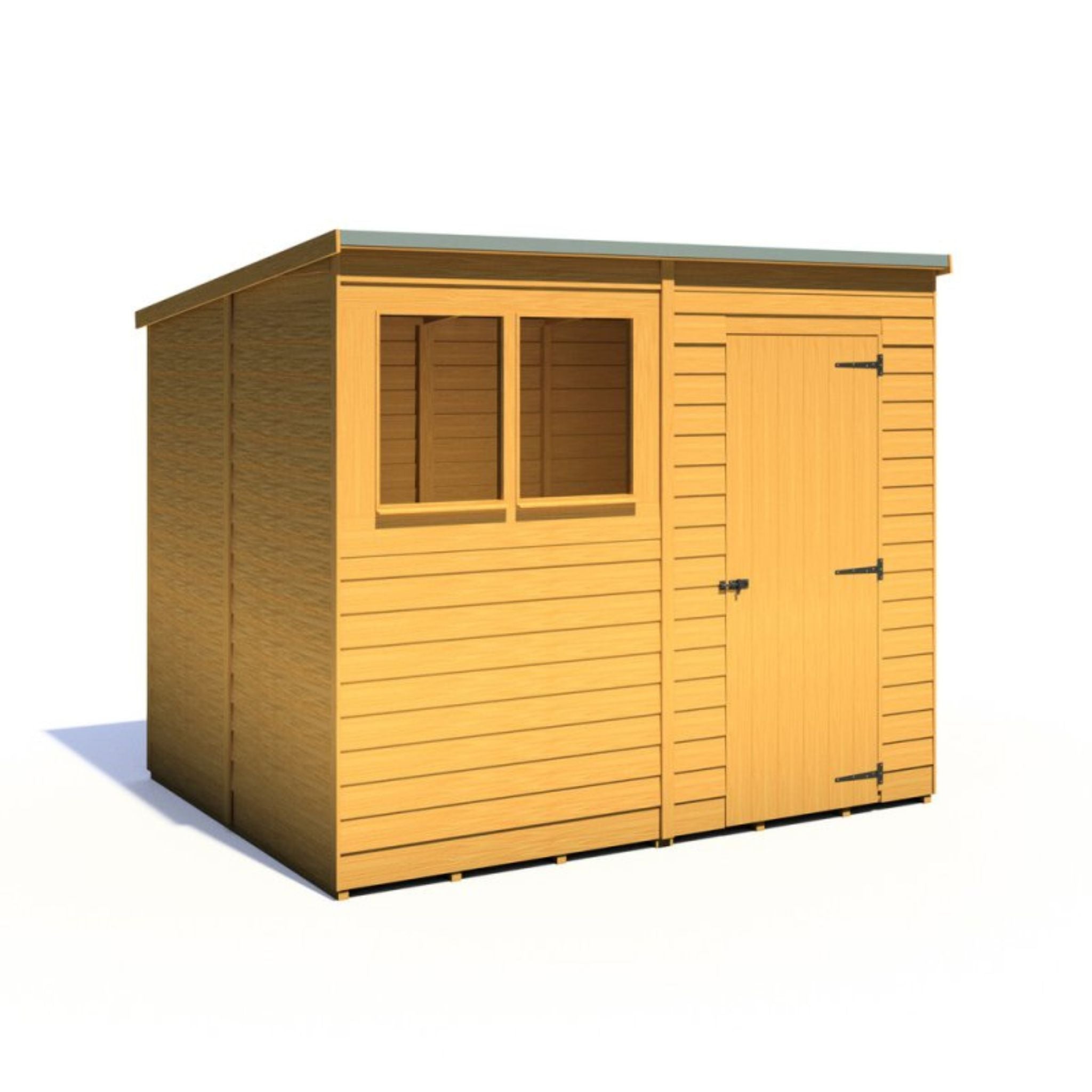 Shire Garden Value Overlap 8 x 6 Pent Shed - Garden Life Stores