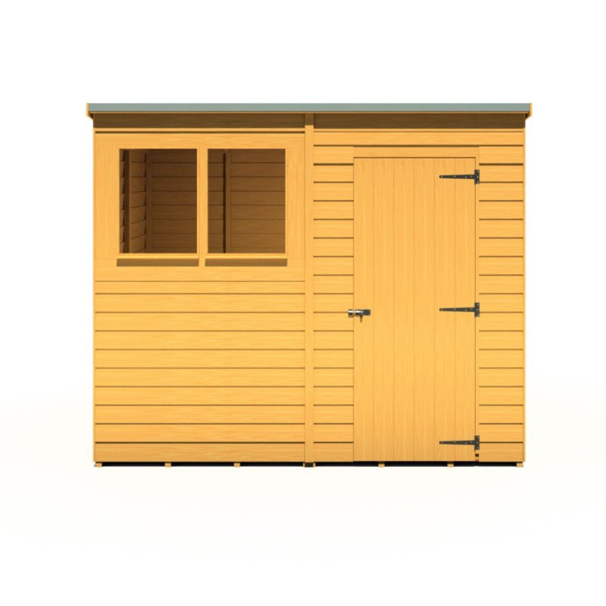 Shire Garden Value Overlap 8 x 6 Pent Shed - Garden Life Stores