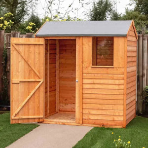 Shire Garden Value Overlap Reverse Apex Shed (Available in 6x4 & 6x8) – Garden Life Stores