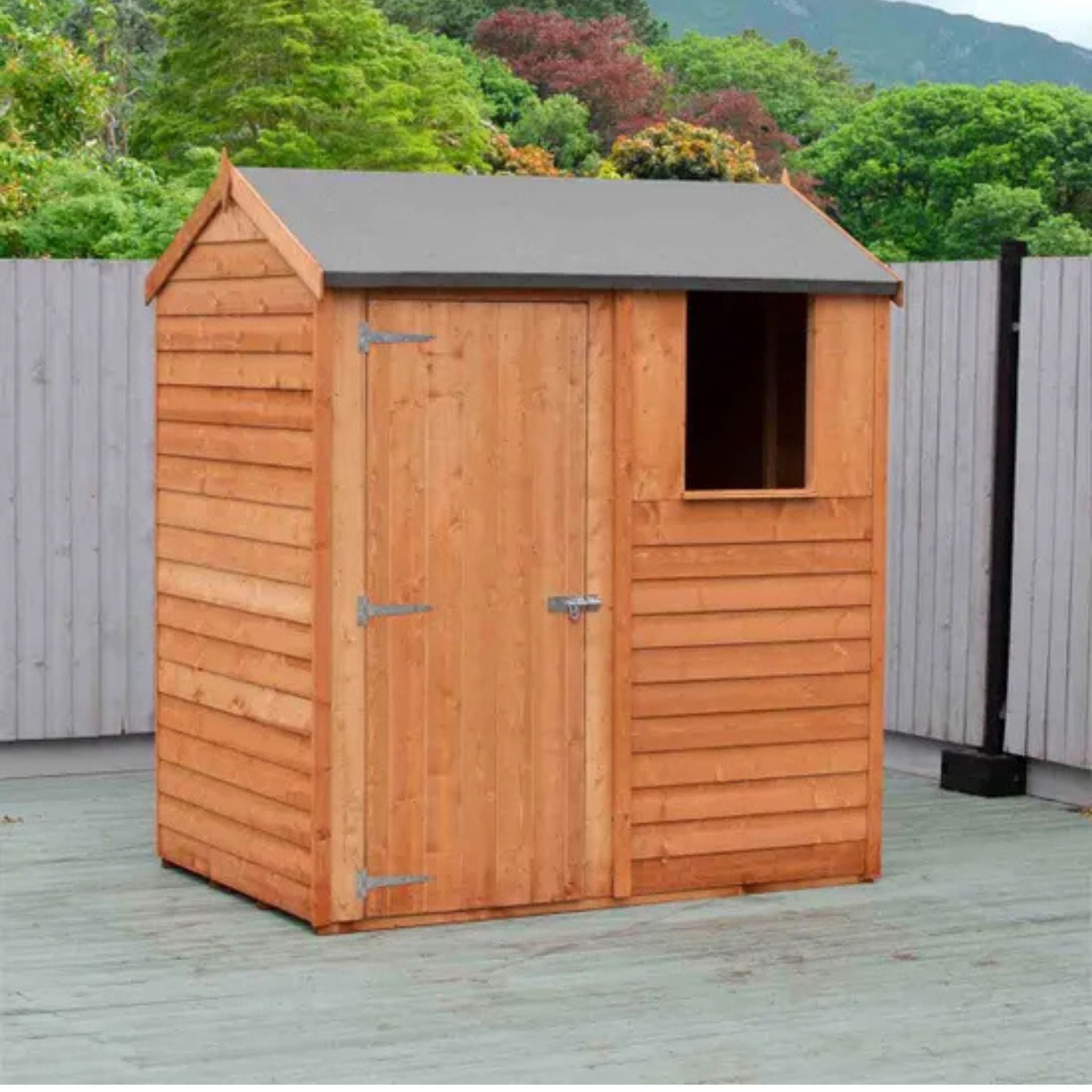 Shire Garden Value Overlap Reverse Apex Shed (Available in 6x4 & 6x8) – Garden Life Stores