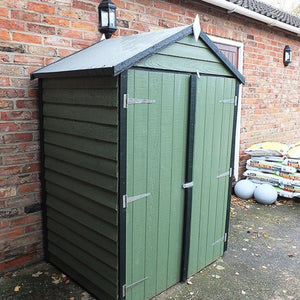 Shire Garden Value Overlap Shed Double Door 4x3 - Garden Life Stores