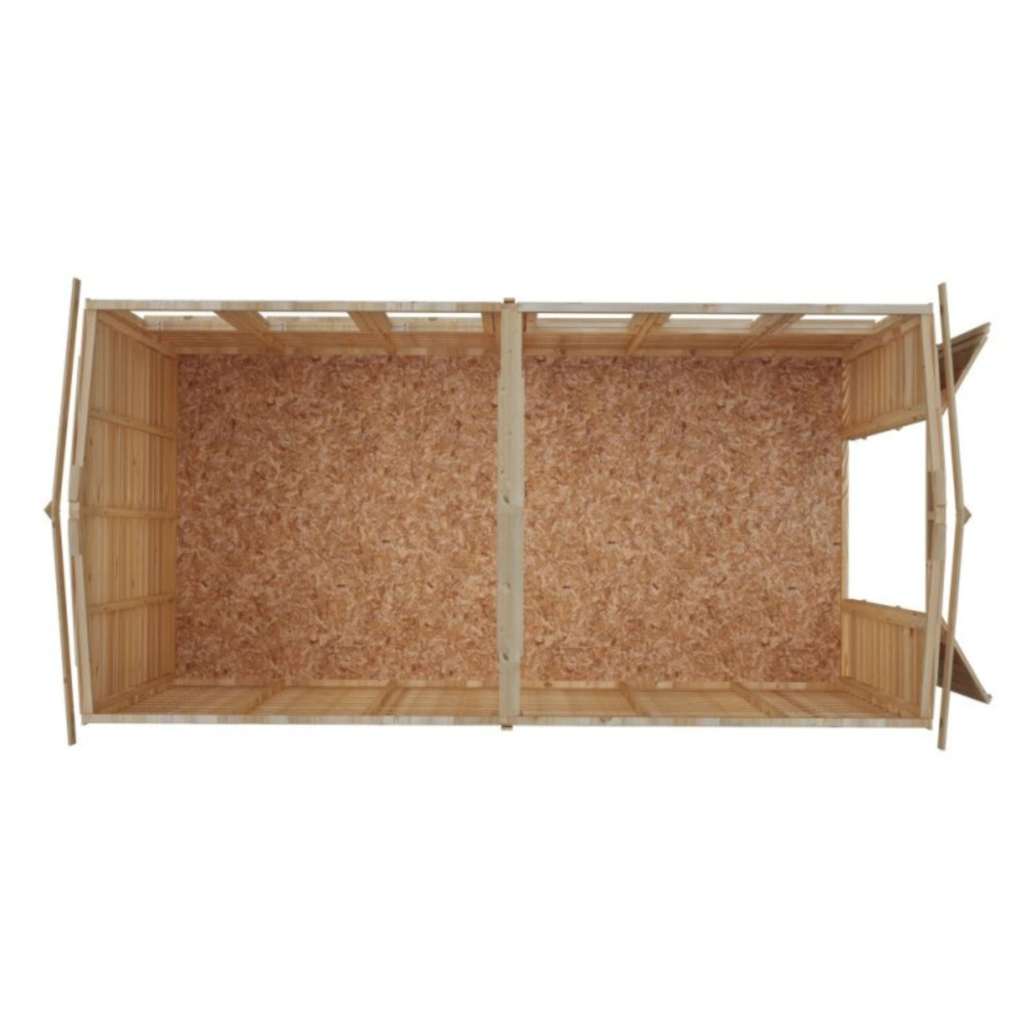 Shire Garden Value Overlap 12 x 6 Apex Shed (With or Without Window) - Garden Life Stores