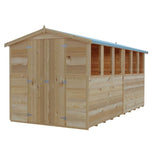 Shire Garden Value Overlap 12 x 6 Apex Shed (With or Without Window) - Garden Life Stores