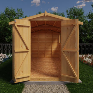 Shire Garden Value Overlap 12 x 6 Apex Shed (With or Without Window) - Garden Life Stores