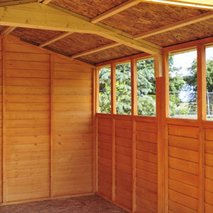 Shire Garden Value Overlap 12 x 6 Apex Shed (With or Without Window) - Garden Life Stores