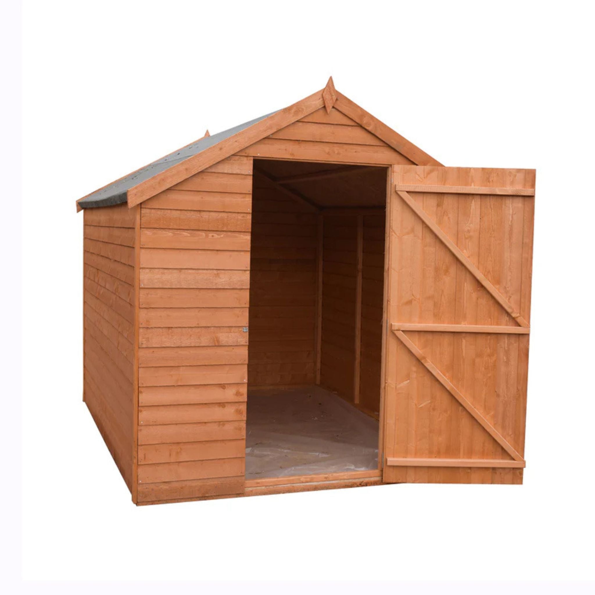 Shire Garden Value Overlap 7 x 5 Shed With or Without Window - Garden Life Stores - Garden Life Stores. 