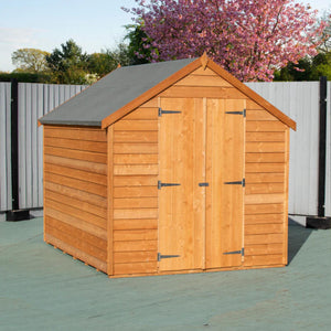 Shire Garden Value Overlap 8 x 6 Double Door Shed with or wihout Window - Garden Life Stores - Garden Life Stores. 
