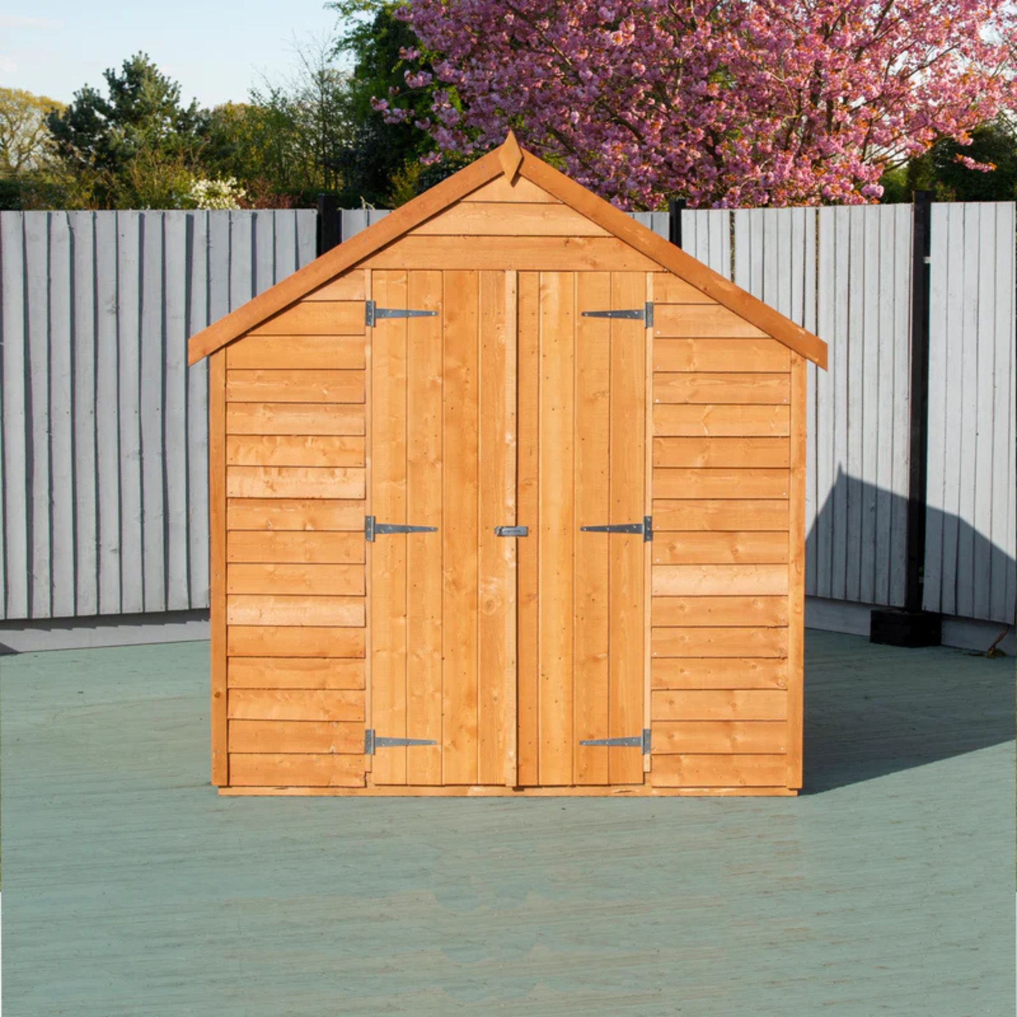 Shire Garden Value Overlap 8 x 6 Double Door Shed with or wihout Window - Garden Life Stores - Garden Life Stores. 