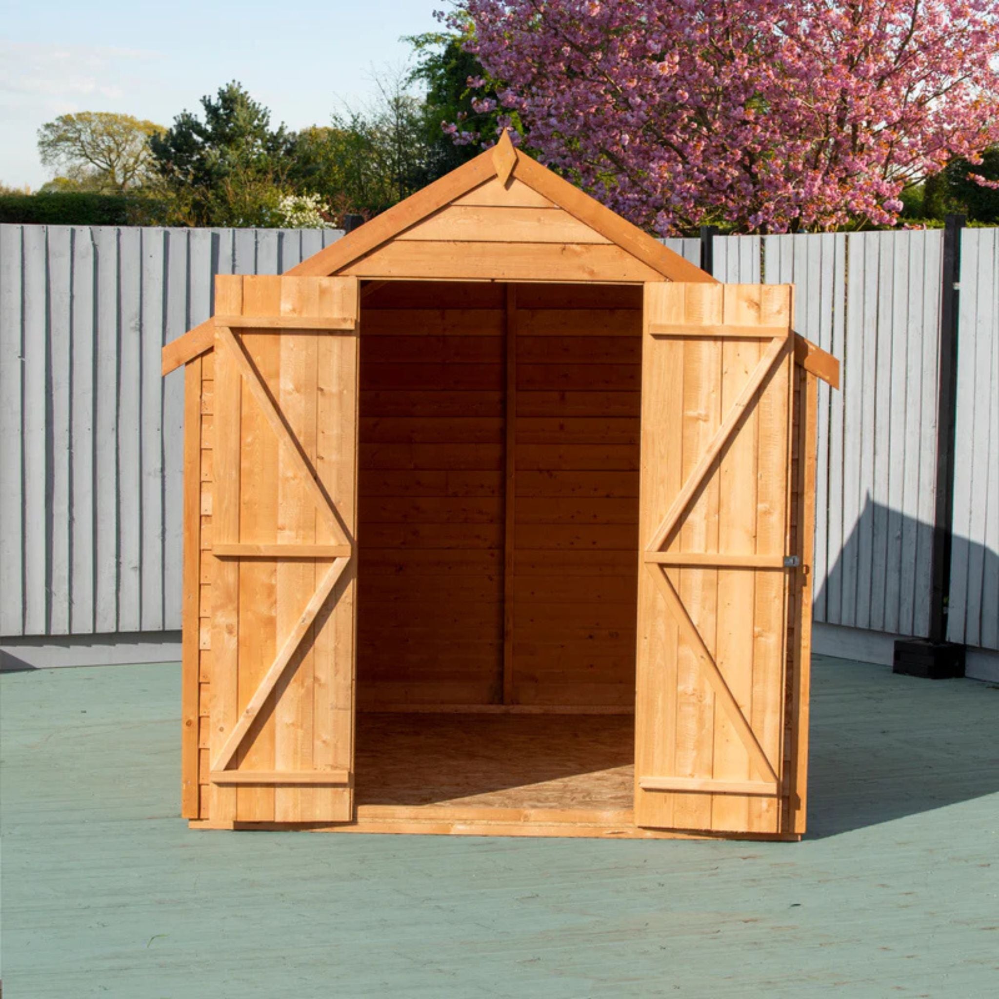 Shire Garden Value Overlap 8 x 6 Double Door Shed with or wihout Window - Garden Life Stores - Garden Life Stores. 
