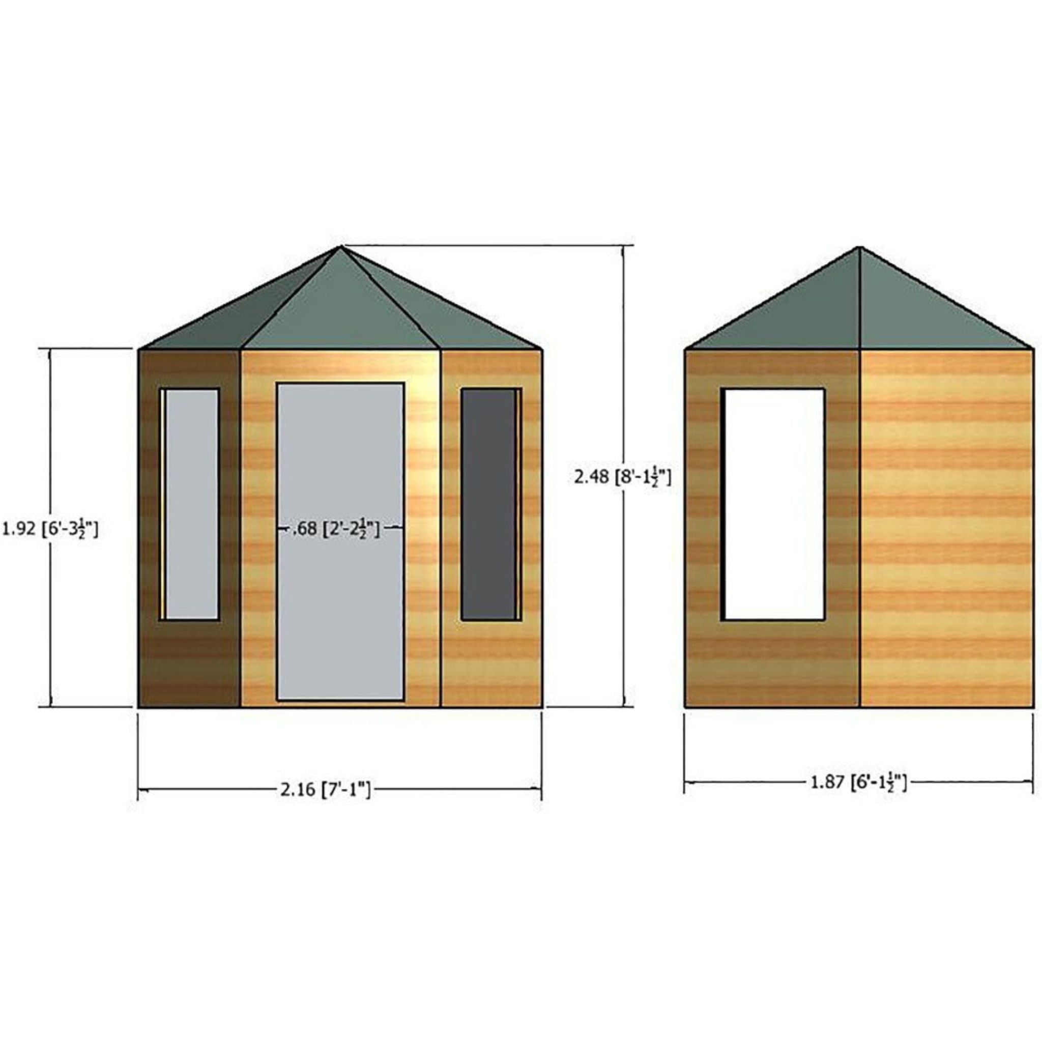 Shire Gazebo Summerhouse 7x6 – Elegant Garden Retreat | Garden Life Stores