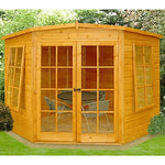 Shire Hampton 7x7 Corner Summerhouse – Space-Saving Elegance for Your Garden | Garden Life Stores