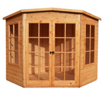 Shire Hampton 7x7 Corner Summerhouse – Space-Saving Elegance for Your Garden | Garden Life Stores