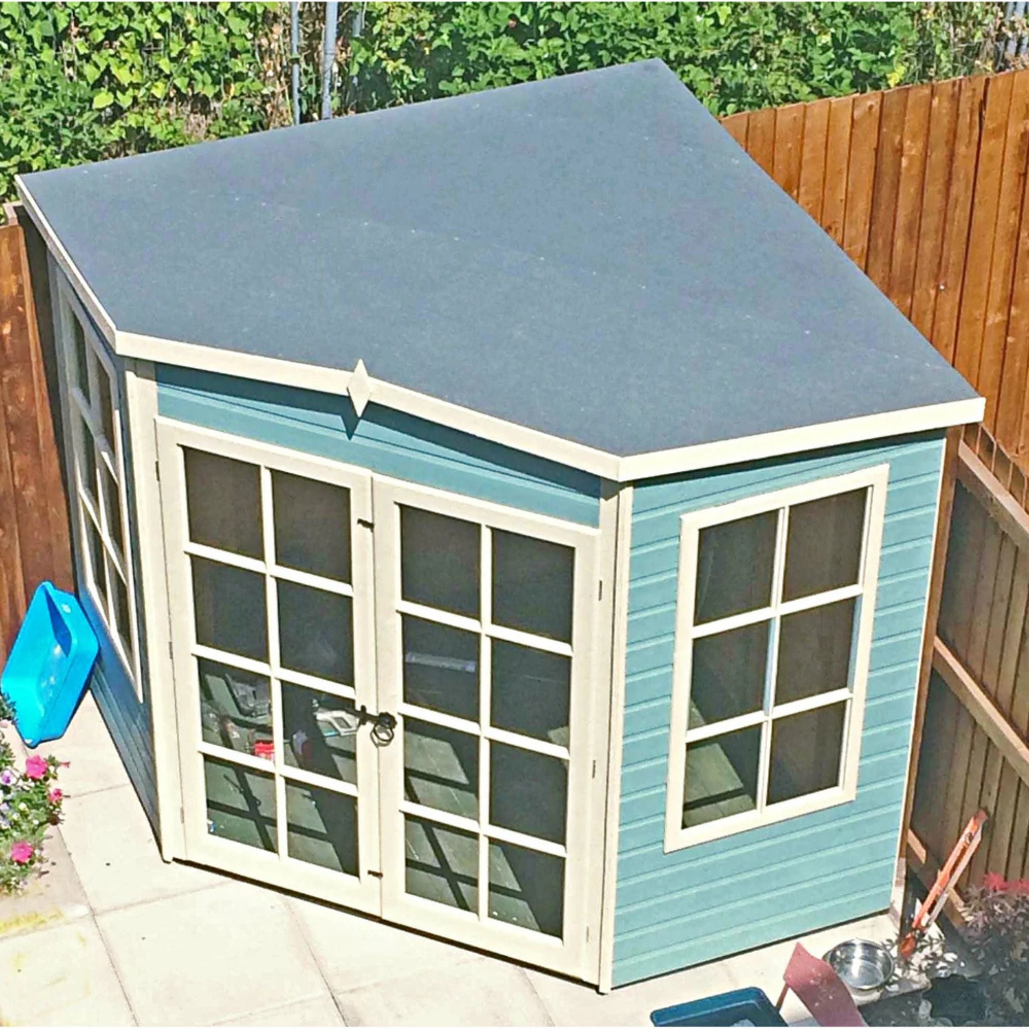 Shire Hampton 8x8 Summerhouse – Spacious & Elegant Garden Retreat | Garden Life Stores