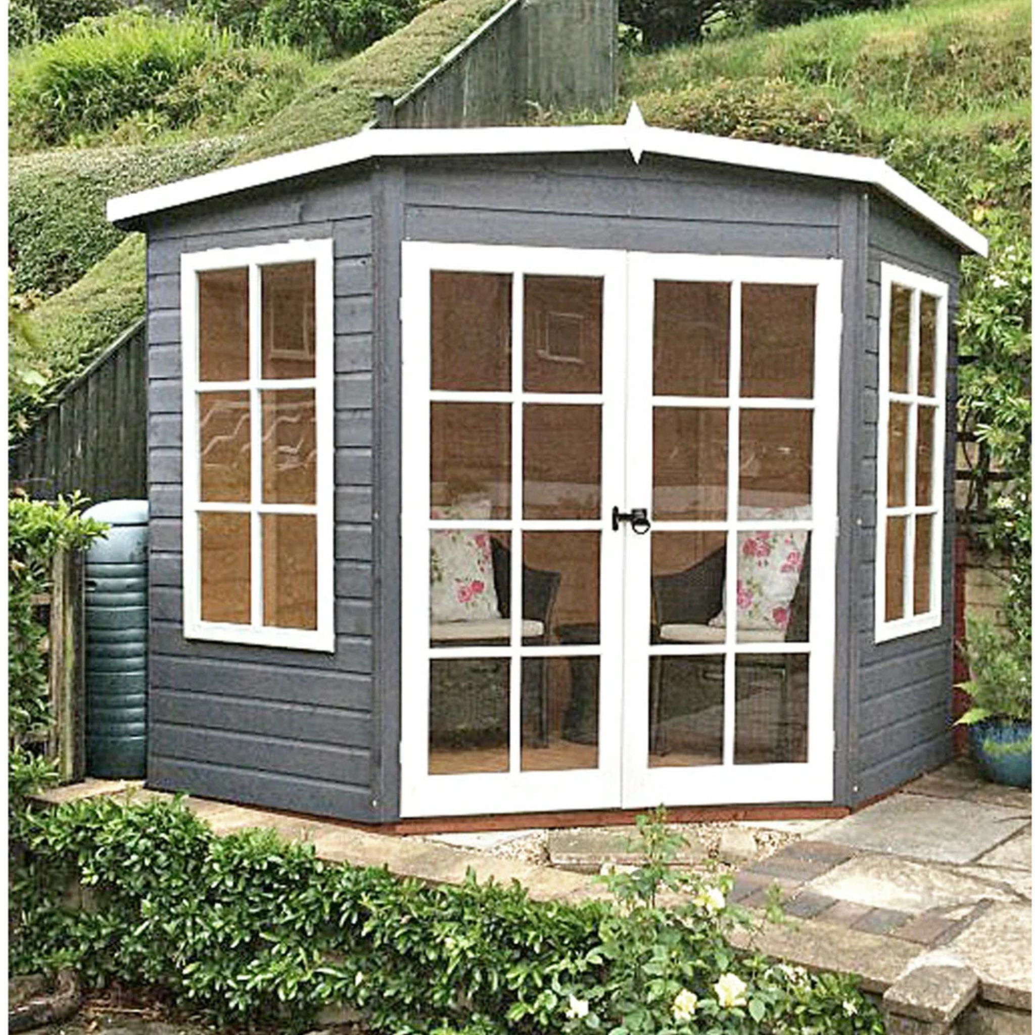 Shire Hampton 8x8 Summerhouse – Spacious & Elegant Garden Retreat | Garden Life Stores