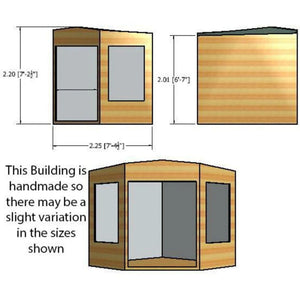 Shire Hampton 8x8 Summerhouse – Spacious & Elegant Garden Retreat | Garden Life Stores