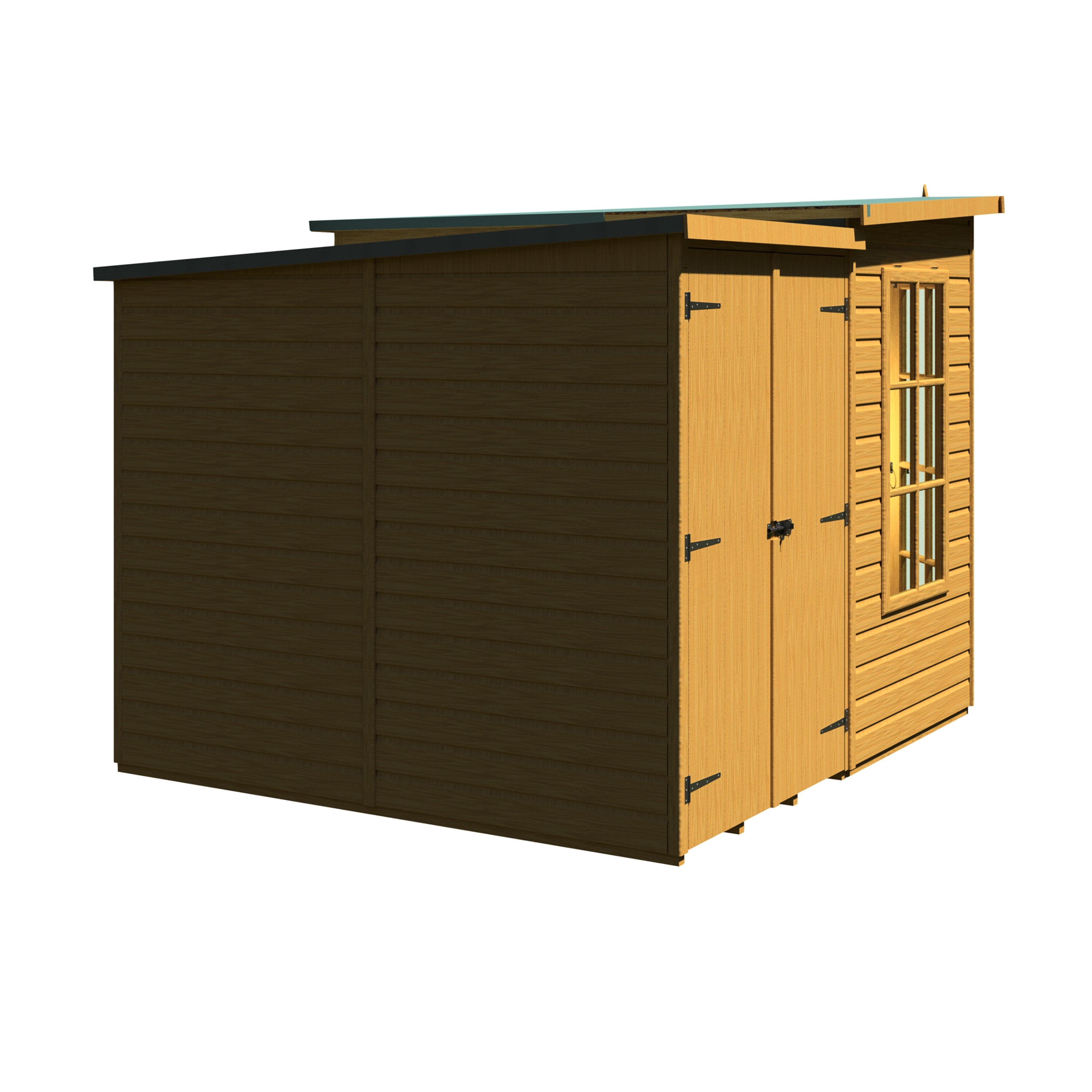 Shire Hampton Summerhouse with Side Shed 8x12