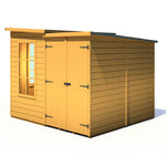 Shire Hampton Summerhouse with Side Shed 8x12