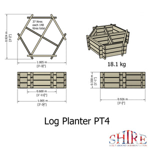 Shire Hexagonal Planter 4