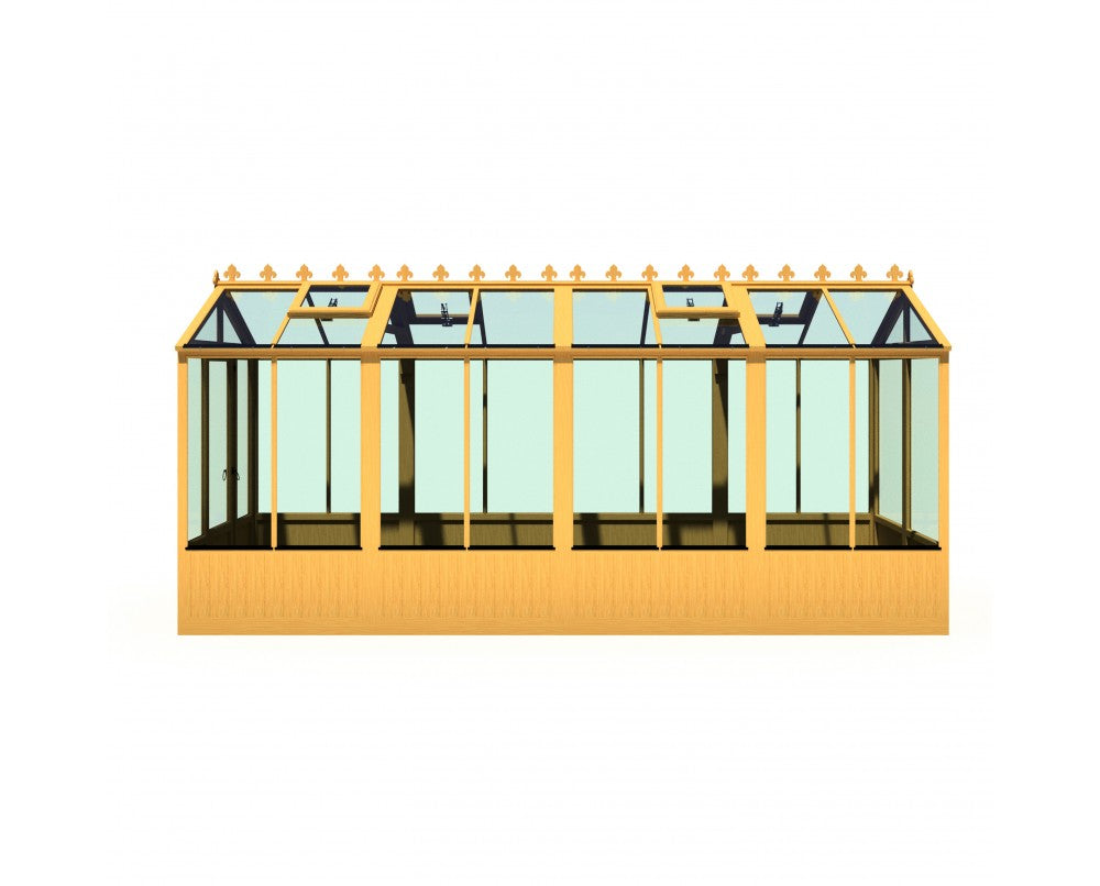 Shire Holkham Wooden Greenhouse 16x6