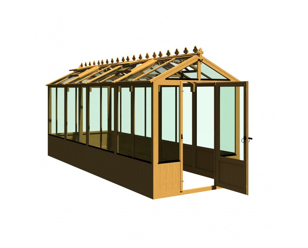 Shire Holkham Wooden Greenhouse 16x6