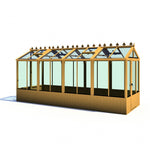 Shire Holkham Wooden Greenhouse 16x6