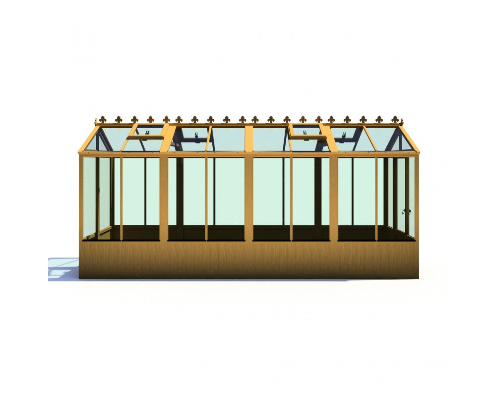 Shire Holkham Wooden Greenhouse 16x6