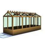 Shire Holkham Wooden Greenhouse 16x6