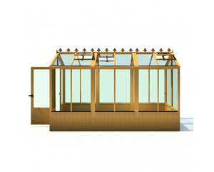 Shire Holkham Wooden Greenhouse 12x6