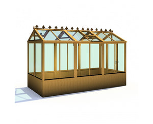 Shire Holkham Wooden Greenhouse 12x6