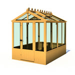 Shire Holkham Wooden Greenhouse 8x6