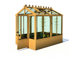 Shire Holkham Wooden Greenhouse 8x6