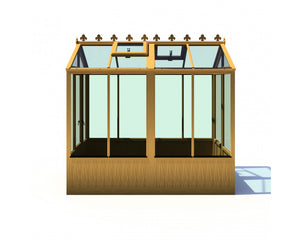 Shire Holkham Wooden Greenhouse 8x6