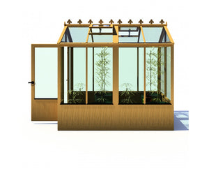 Shire Holkham Wooden Greenhouse 8x6