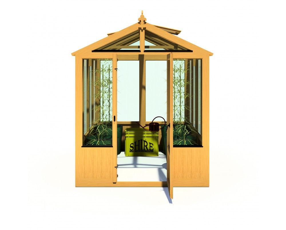 Shire Holkham Wooden Greenhouse 8x6