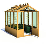 Shire Holkham Wooden Greenhouse 8x6