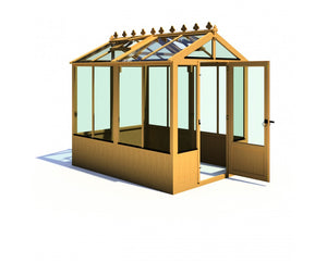 Shire Holkham Wooden Greenhouse 8x6