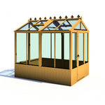 Shire Holkham Wooden Greenhouse 8x6