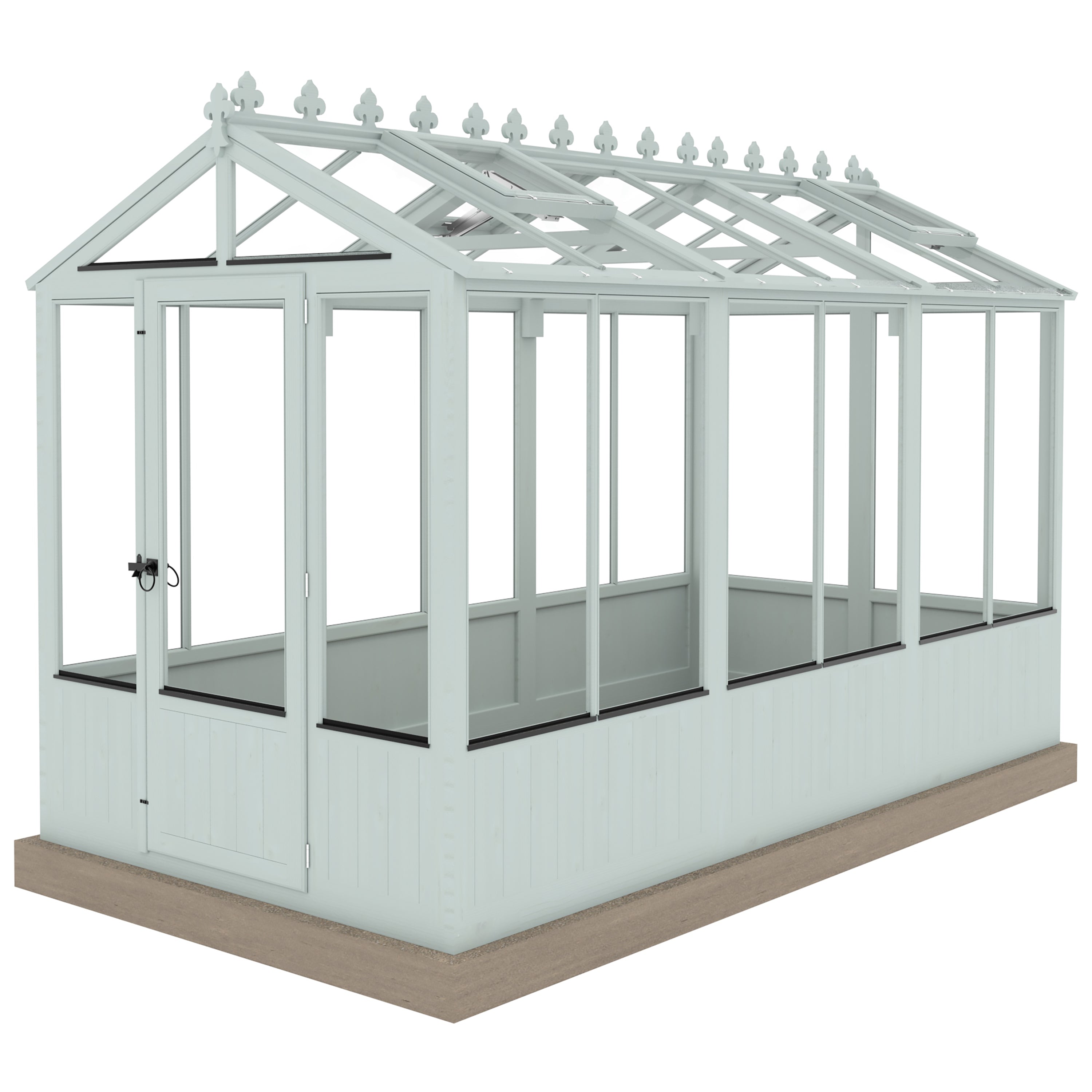 Shire Holkham Wooden Greenhouse 12x6