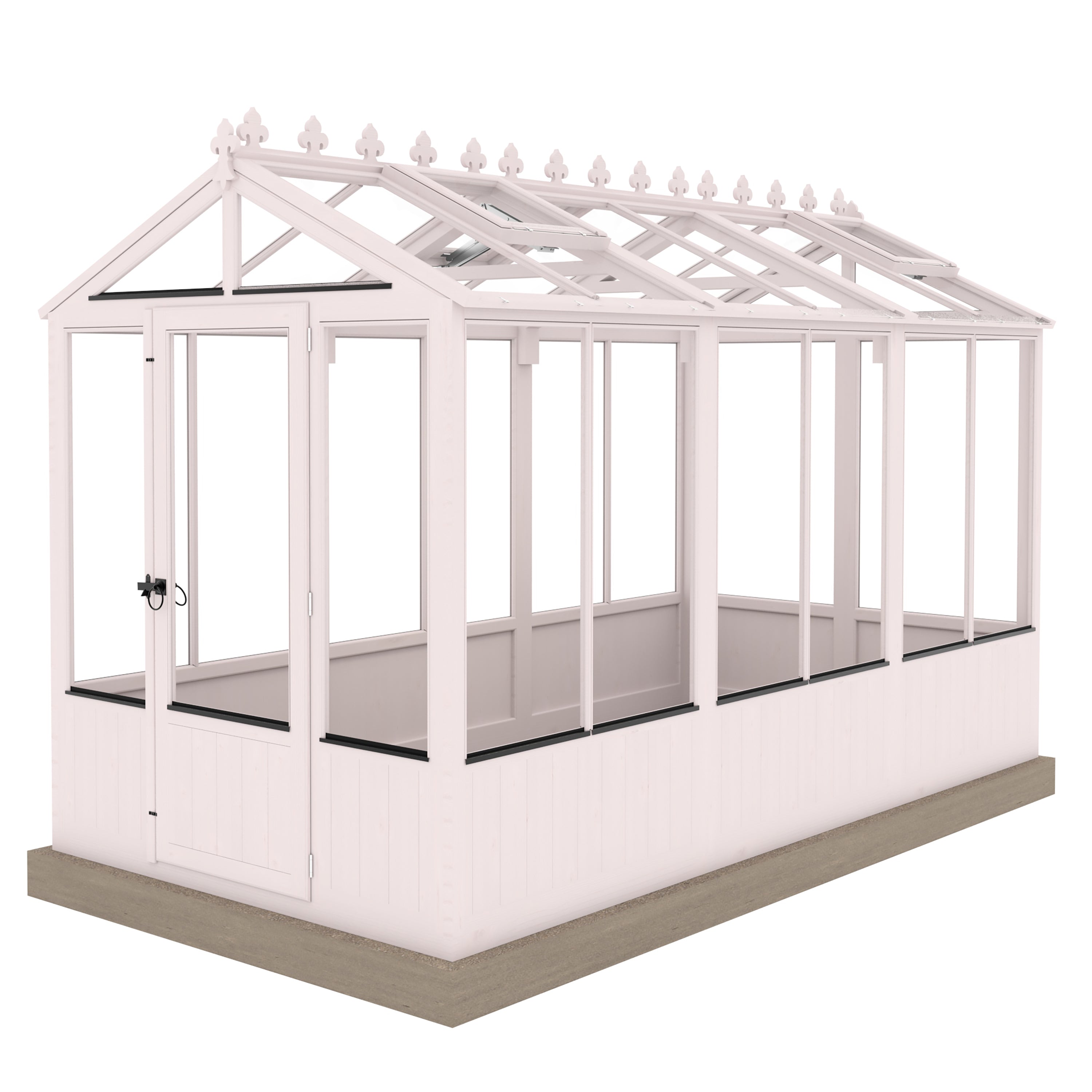 Shire Holkham Wooden Greenhouse 12x6