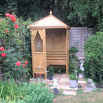 Shire Pressure Treated Honeysuckle Corner Arbour - Garden Retreat - Garden Life Stores. 