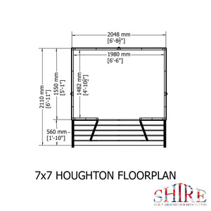 Shire Houghton (Vallance) 7x7 Summerhouse | Garden Life Stores