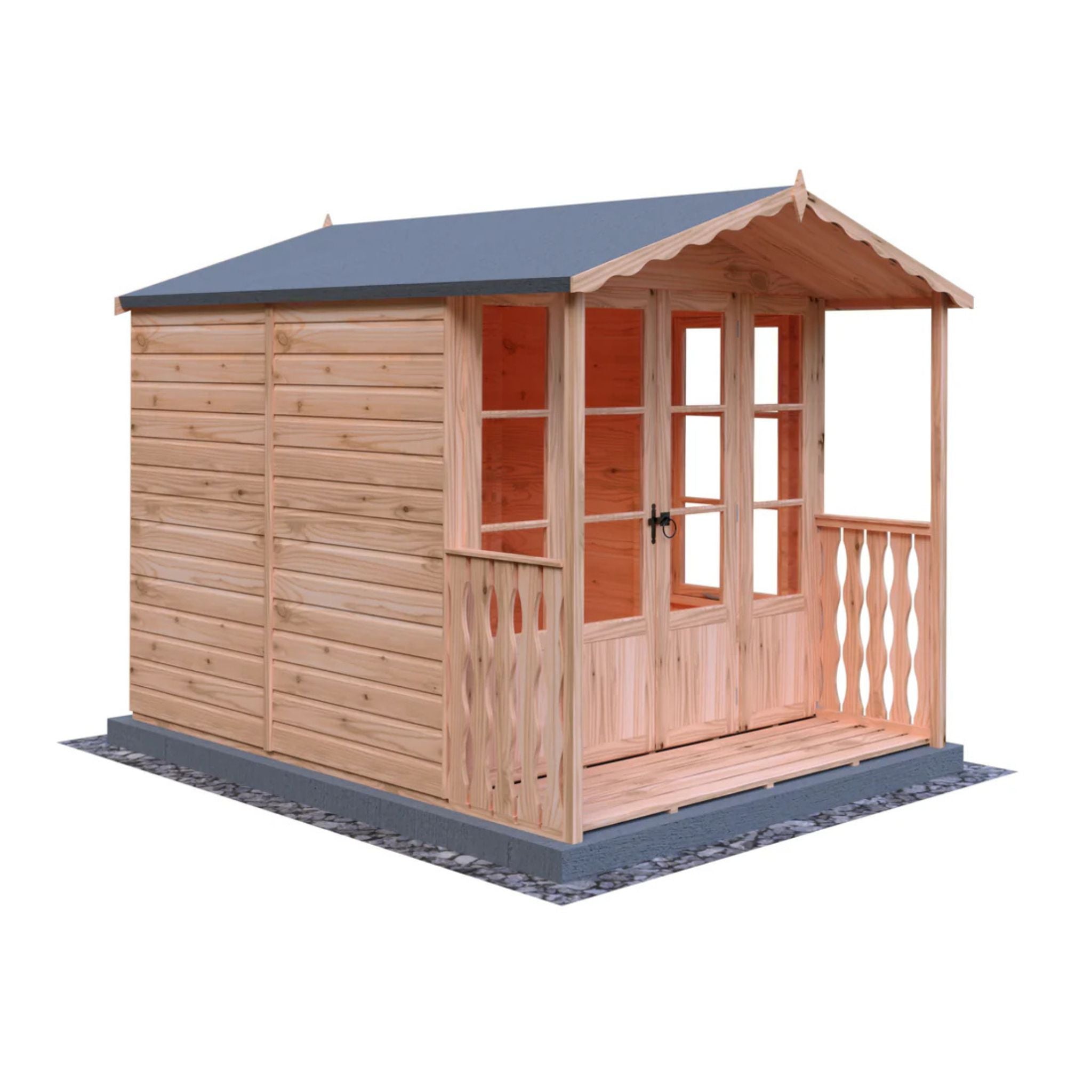 Shire Kensington Summerhouse 7x7 with Verandah – A Stylish & Relaxing Garden Escape | Garden Life Stores